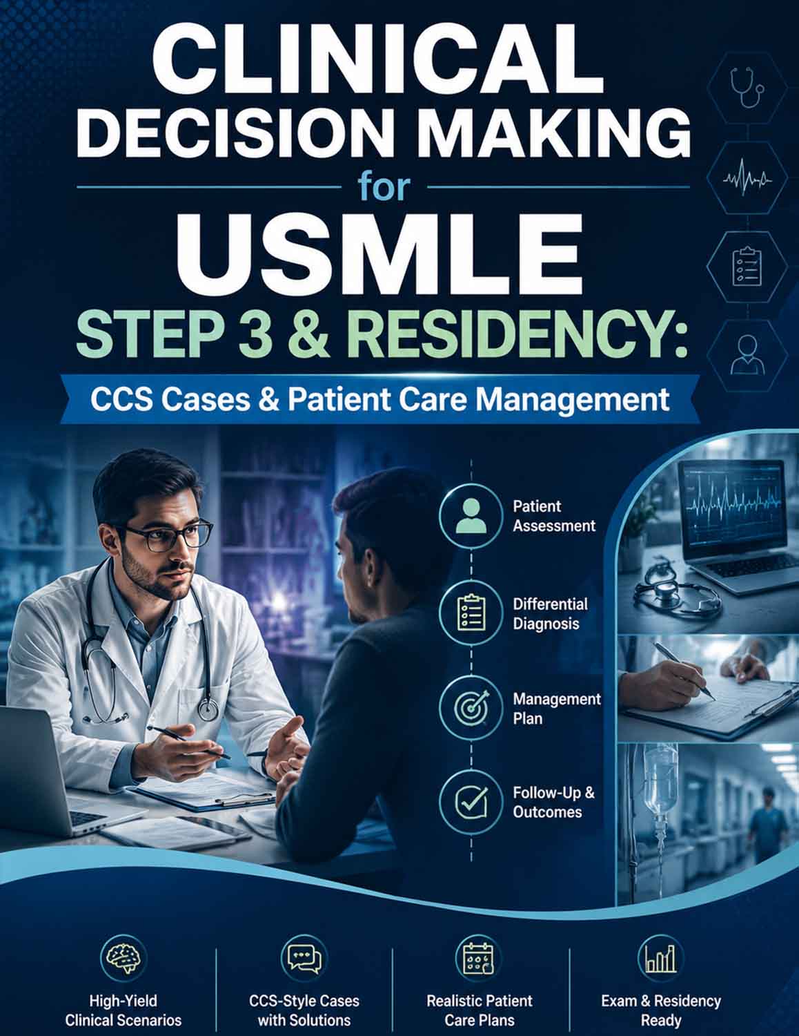 Clinical Decision Making for USMLE Step 3 & Residency: CCS Cases & Patient Care Management