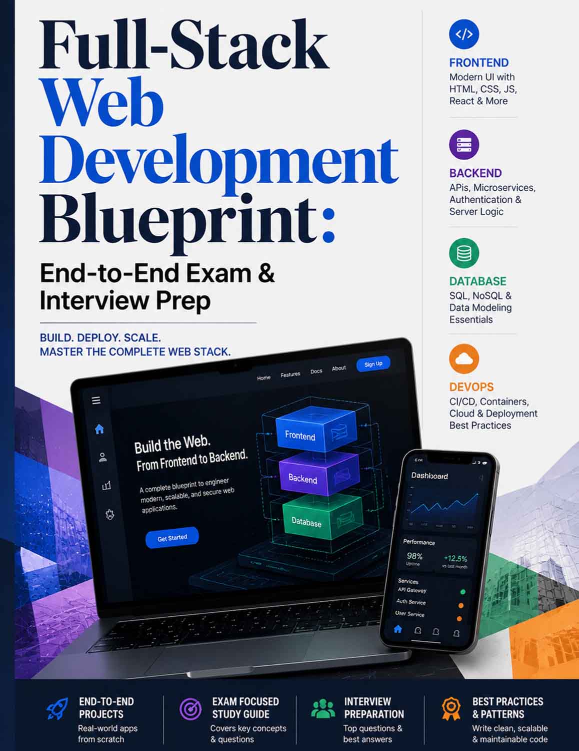 Full-Stack Web Development Blueprint: End-to-End Exam & Interview Prep