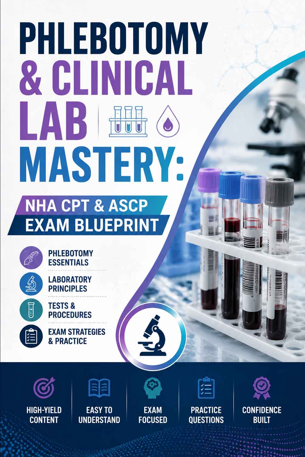 Phlebotomy & Clinical Lab Mastery: NHA CPT & ASCP Exam Blueprint