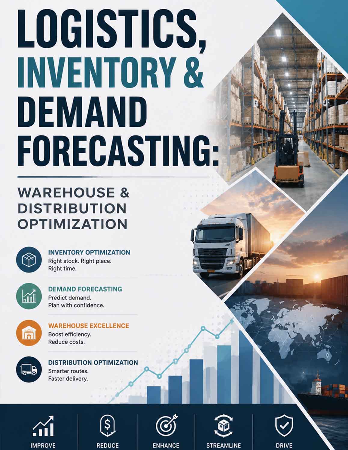 Logistics, Inventory & Demand Forecasting: Warehouse & Distribution Optimization