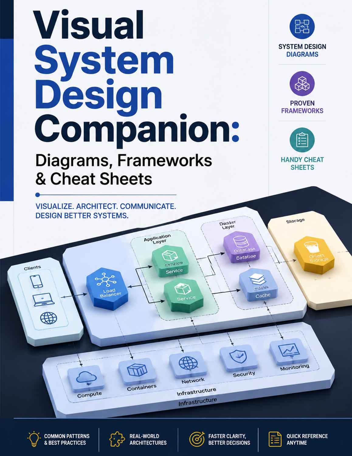 Visual System Design Companion: Diagrams, Frameworks & Cheat Sheets