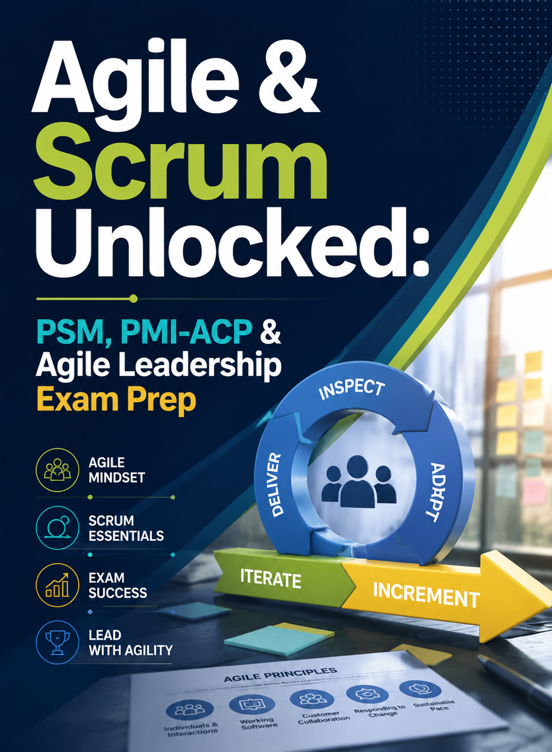 Agile & Scrum Unlocked: PSM, PMI-ACP & Agile Leadership Exam Prep